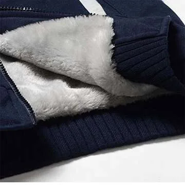 MACHLAB Men's Winter Fleece Hoodie for Stylish Warmth