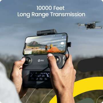 4K UHD GPS Drone with 10K Ft Range for Aerial Photography