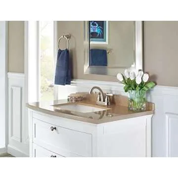 Delta Faucet Windemere Centerset Bathroom Faucet Brushed Nickel, Bathroom Sink Faucet, Metal Drain Assembly, Stainless B2596LF-SS