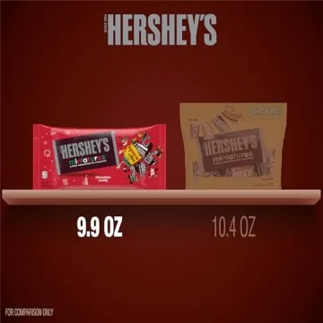 HERSHEY'S Miniatures 9.9 oz Christmas Candy Bag
