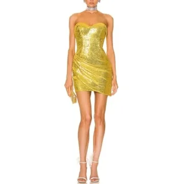 Elegant Short Homecoming Dress with Sequins for Teens