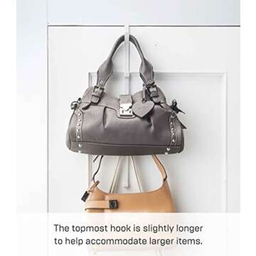 Yamazaki Over-The-Door Hooks - Minimalist Coat Rack