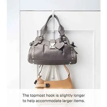 Yamazaki Over-The-Door Hooks - Minimalist Coat Rack