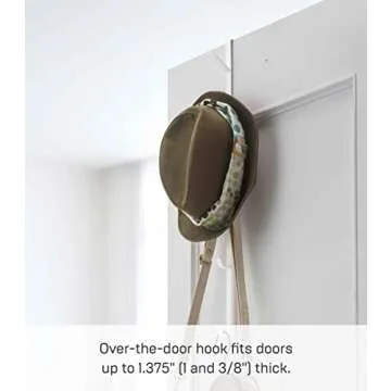 Yamazaki Over-The-Door Hooks - Minimalist Coat Rack
