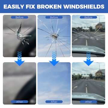 NASILOOP Windshield Repair Kit for Quick Glass Repairs