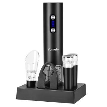 Swift Cork Electric Wine Opener Set with Aerator and Stoppers
