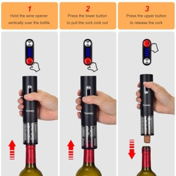 Swift Cork Electric Wine Opener Set with Aerator and Stoppers