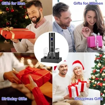 Swift Cork Electric Wine Opener Set with Aerator and Stoppers