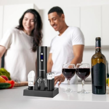 Swift Cork Electric Wine Opener Set with Aerator and Stoppers