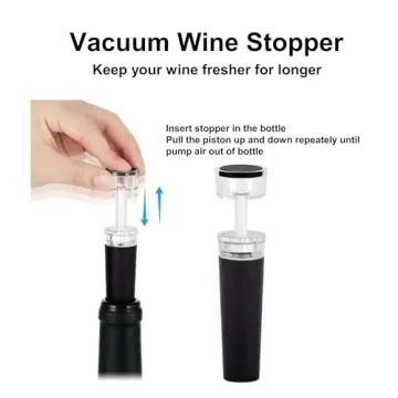 Swift Cork Electric Wine Opener Set with Aerator and Stoppers