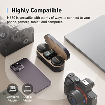 AnkerWork M650 Wireless Lavalier Microphone