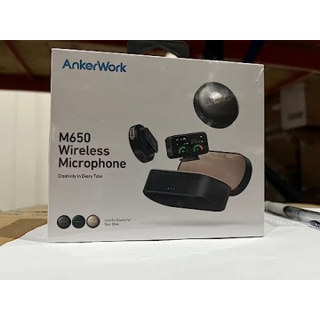 AnkerWork M650 Wireless Lavalier Microphone