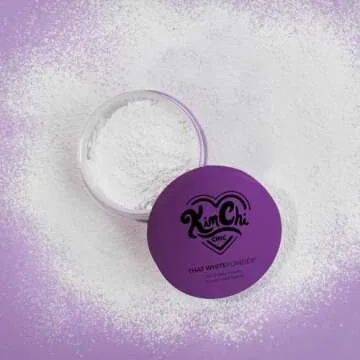 KimChi Chic Beauty That White Powder, Mattifying Makeup Setting Powder for All Skin Types, Long-Lasting Face Powder Helps Minimize the Appearance of Fine Lines