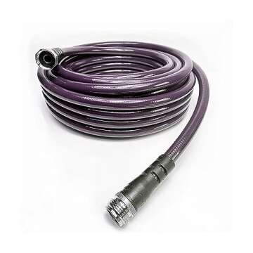 Water Right 500 Series Polyurethane Garden Hose, Drinking Water Safe, 50 Foot x 1/2-Inch, Eggplant Hose