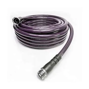 Water Right 500 Series Polyurethane Garden Hose, Drinking Water Safe, 50 Foot x 1/2-Inch, Eggplant Hose