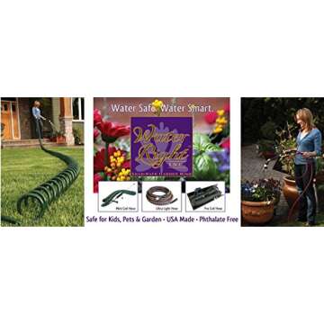 Water Right 500 Series Polyurethane Garden Hose, Drinking Water Safe, 50 Foot x 1/2-Inch, Eggplant Hose