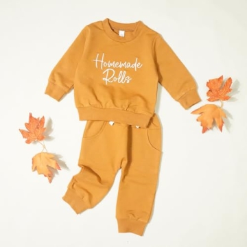 Thanksgiving Toddler Baby Boy Outfit Soft Stylish Cute