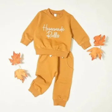 Thanksgiving Toddler Baby Boy Outfit Soft Stylish Cute