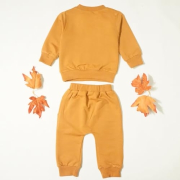Thanksgiving Toddler Baby Boy Outfit Soft Stylish Cute