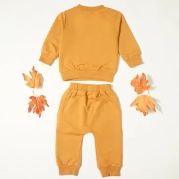 Thanksgiving Toddler Baby Boy Outfit Soft Stylish Cute