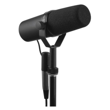 Shure SM7B Vocal Mic Bundle with Boom Stand and Cable