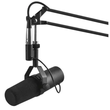 Shure SM7B Vocal Mic Bundle with Boom Stand and Cable