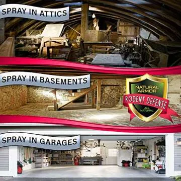 Peppermint Repellent for Mice/Mouse, Rats & Rodents. Natural Spray for Indoor & Outdoor Use. Natural Armor Rodent Shield. 128 OZ Gallon