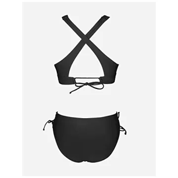CUPSHE Women's Bikini Set with Adjustable Lace-Up Fit
