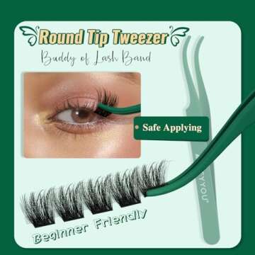 KEYYOU Lash Extension Kit 144pcs Thick Super Soft Lash Clusters,10-18mm D Curl Individual Lashes Kit with Lash Bond and Seal Applicator and Brush Remover Easy to DIY at Home（PC03Kit-D-10-18MIX）