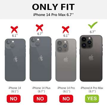 BENTOBEN Compatible with iPhone 14 Pro Max Case, Slim Luxury Electroplated Bumper Women Men Girl Pro...