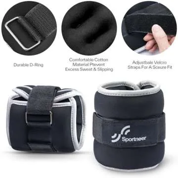 Sportneer Ankle Weights for Strength Training Set