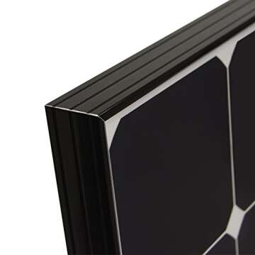 Renogy Solar Panel 100 Watt 12 Volt Eclipse Monocrystalline High-Efficiency Module PV Power for Battery Charging, Boat, Caravan, RV and Other Off-Grid Applications