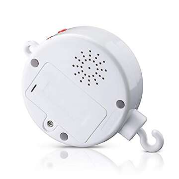 HLEEDUO Crib Mobile Motor,Rotating Mobile Spinner,Baby Music Box palys 35 lullab，Portable Sound Ma...