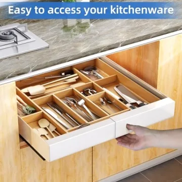 Pull Out Cabinet Organizer - Expandable Heavy Duty Storage Solution