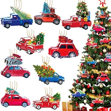 27-Piece Camping Christmas Ornaments Set for Holiday Fun