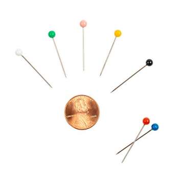 SINGER 07040 Ball Head Straight Pins, Size 16, 200-Count,