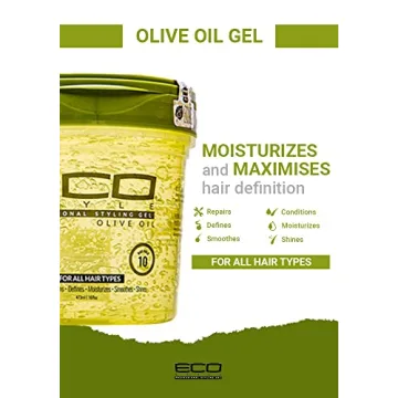 Eco Style Olive Oil Hair Gel - Weightless and Shiny