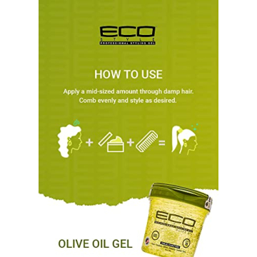 Eco Style Olive Oil Hair Gel - Weightless and Shiny