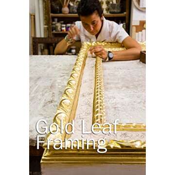 Barnabas Blattgold Variegated Gold Leaf, Color Light Blue [25 Sheets, 5.5 inch], Metal Foil Leaf for Painting, Arts and Crafts