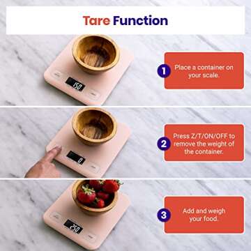 Etekcity Kitchen Scale for Precise Weight Measurement