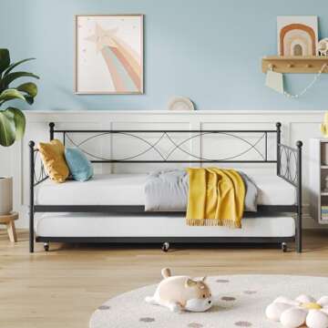Versatile IDEALHOUSE Twin Daybed with Trundle for Stylish Spaces