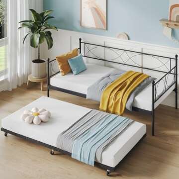 Versatile IDEALHOUSE Twin Daybed with Trundle for Stylish Spaces