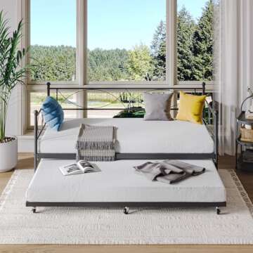 Versatile IDEALHOUSE Twin Daybed with Trundle for Stylish Spaces