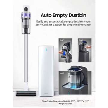 Samsung 70 + CS Bundle Jet Cordless Stick Vacuum, Violet