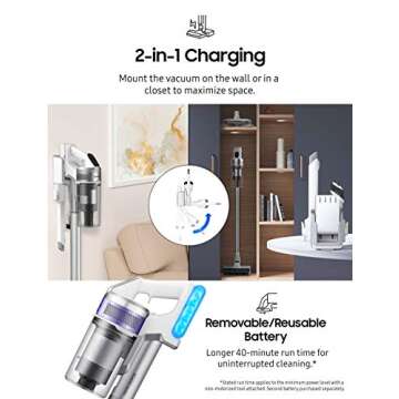 Samsung Jet 70 Cordless Vacuum Bundle - Powerful Cleaning