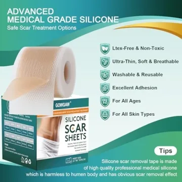 Medical Silicone Scar Tape for Keloid C-Section Surgery Burns