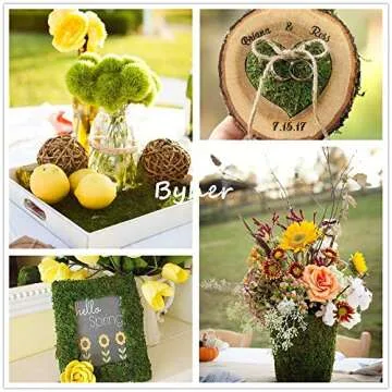 BYHER Moss Mat for Events and Crafting | 14" X 9"