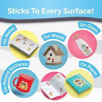 Premium Printable Vinyl Sticker Paper for Inkjet & Laser Printer - 32 Sheets Self-Adhesive Sheets Glossy White Waterproof, Dries Quickly Vivid Colors, Holds Ink well- Tear Resistant (Glossy)