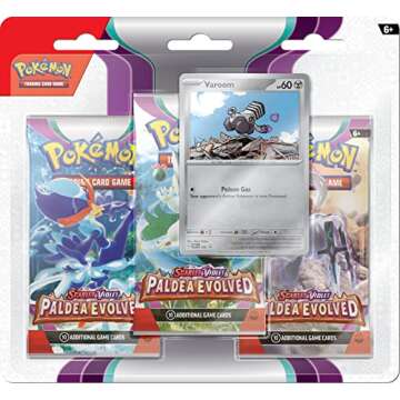 Pokemon TCG: Pokemon Scarlet and Violet 2 Paldea Evolved 3 Pack Blister (Random Promo)