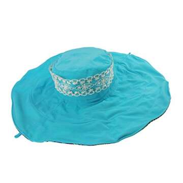 Women's Foldable Beach Sun Visor Hat UPF 50+ Stylish